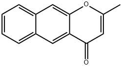 2-Methyl-4H-naphtho[2,3-b]pyran-4-one结构式