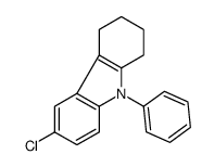 6-chloro-9-phenyl-1,2,3,4-tetrahydrocarbazole Structure