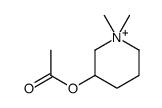 (1,1-dimethylpiperidin-1-ium-3-yl) acetate结构式