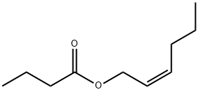 Butyric acid (Z)-2-hexenyl ester Structure