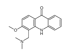 3-Methoxy-4-[(dimethylamino)methyl]-9(10H)-acridone Structure
