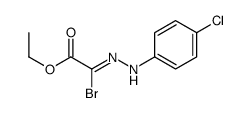 ethyl 2-bromo-2-[(4-chlorophenyl)hydrazinylidene]acetate Structure