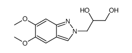3-(5,6-dimethoxyindazol-2-yl)propane-1,2-diol Structure