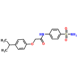 2-(4-Isopropylphenoxy)-N-(4-sulfamoylphenyl)acetamide Structure