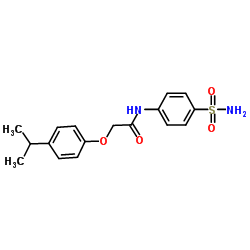 2-(4-Isopropylphenoxy)-N-(4-sulfamoylphenyl)acetamide结构式