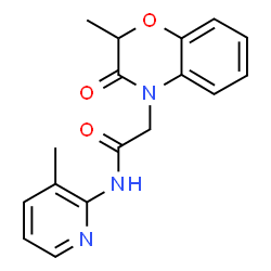 4H-1,4-Benzoxazine-4-acetamide,2,3-dihydro-2-methyl-N-(3-methyl-2-pyridinyl)-3-oxo-(9CI) picture