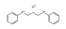 1,3-bis(lithiumphenylphosphido)propane Structure