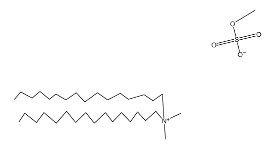 dihexadecyl-dimethyl-ammonium, methyl sulfate Structure