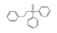 2-diphenylarsorylethylbenzene Structure