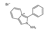 3-phenylimidazo[1,5-a]pyridin-4-ium-2-amine,bromide Structure