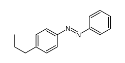 phenyl-(4-propylphenyl)diazene结构式