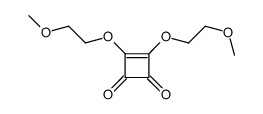 3,4-bis(2-methoxyethoxy)cyclobut-3-ene-1,2-dione Structure