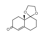 (8a'S)-8a'-methyl-3',4',8',8a'-tetrahydro-2'H-spiro[1,3-dioxolane-2,1'-naphthalen]-6'(7'H)-one Structure