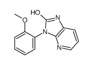 3-(2-methoxyphenyl)-1H-imidazo[4,5-b]pyridin-2-one结构式