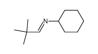Cyclohexyl-[2,2-dimethyl-prop-(E)-ylidene]-amine Structure