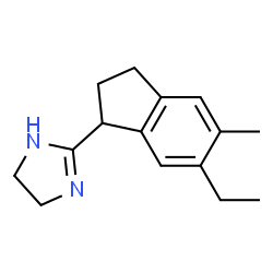 1H-Imidazole,2-(6-ethyl-2,3-dihydro-5-methyl-1H-inden-1-yl)-4,5-dihydro-(9CI)结构式