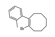 1-bromo-2-(2-methylphenyl)cyclooctene Structure