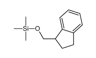 2,3-dihydro-1H-inden-1-ylmethoxy(trimethyl)silane结构式