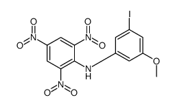 N-(3-iodo-5-methoxyphenyl)-2,4,6-trinitroaniline Structure