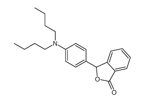 3-[4-(dibutylamino)phenyl]-3H-2-benzofuran-1-one结构式