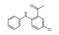 1-((5-chloro-2-(phenylamino))phenyl)ethanone Structure