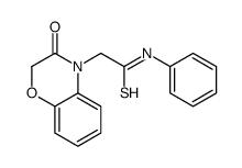 2-(3-oxo-1,4-benzoxazin-4-yl)-N-phenylethanethioamide Structure
