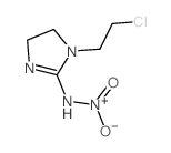 [[1-(2-chloroethyl)-4,5-dihydroimidazol-2-yl]amino]-hydroxy-oxo-azanium Structure