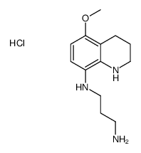 N'-(5-methoxy-1,2,3,4-tetrahydroquinolin-8-yl)propane-1,3-diamine,hydrochloride Structure