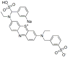 3-[N-Ethyl-N-(3-sulfonatobenzyl)amino]-7-[N-ethyl-N-(3-sodiosulfobenzyl)amino]phenothiazin-5-ium picture