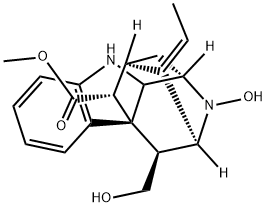 (2ξ)-1,2-Dihydro-4,5-dihydroxy-6α,21α-cyclo-4,5-secoakuammilan-17-oic acid methyl ester picture