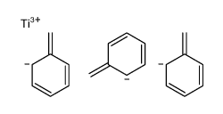 methanidylbenzene,titanium(3+) Structure