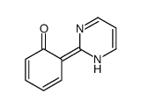 6-(1H-pyrimidin-2-ylidene)cyclohexa-2,4-dien-1-one结构式