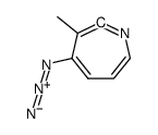 4-azido-3-methyl-1-azacyclohepta-1,2,4,6-tetraene Structure