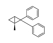 (3R)-3-methyl-2,2-diphenylbicyclo[1.1.0]butane结构式