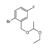 1-bromo-2-(1-ethoxyethoxymethyl)-4-fluorobenzene结构式