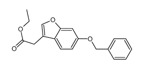 ethyl [6-(benzyloxy)-1-benzofuran-3-yl]acetate Structure