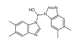 bis(5,6-dimethylbenzimidazol-1-yl)phosphinous acid结构式