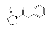 3-(2-苯乙酰基)噻唑烷-2-硫酮结构式