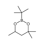 2-tert-butyl-4,4,6-trimethyl-1,3,2-dioxaborinane Structure