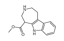 1,2,3,4,5,6-Hexahydro-azepino[4,5-b]indole-5-carboxylic acid methyl ester结构式