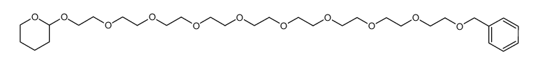 Benzyl-PEG9-THP结构式