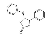 5-phenyl-4-phenylsulfanyloxolan-2-one结构式