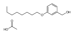 acetic acid,(3-octoxyphenyl)methanol结构式
