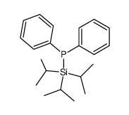 triisopropylsilyldiphenylphosphine结构式