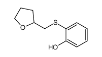 2-(oxolan-2-ylmethylsulfanyl)phenol Structure