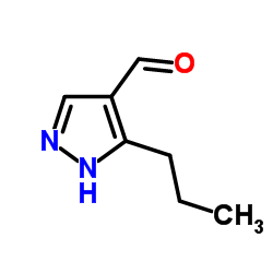 3-Propyl-1H-pyrazole-4-carbaldehyde Structure