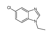 1H-Benzimidazole,5-chloro-1-ethyl-(9CI)结构式