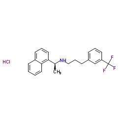 Ent-cinacalcet hydrochloride Structure