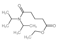 Pentanoic acid,5-[bis(1-methylethyl)amino]-5-oxo-, ethyl ester结构式