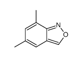 5,7-dimethyl-benzo[c]isoxazole结构式
